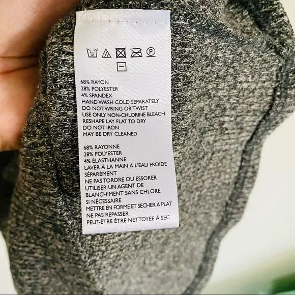 SILENCE & Noise Cold Shoulder Mock Neck Dress Med - Picture 6 of 8